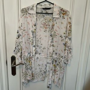 Zara flower blouse